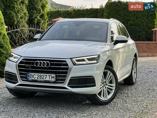 Білий Ауді Ку 5, об'ємом двигуна 2 л та пробігом 50 тис. км за 24899 $, фото 1 на Automoto.ua