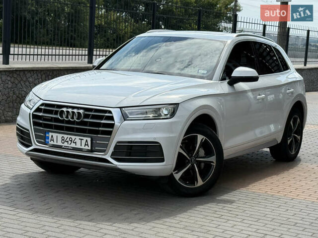 Белый Ауди Ку 5, объемом двигателя 2 л и пробегом 55 тыс. км за 26500 $, фото 1 на Automoto.ua