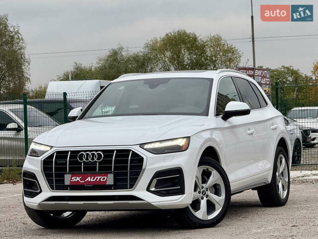 Ауди Ку 5 2021 в Киеве на Automoto.ua Белый Ауди Ку 5, объемом двигателя 2 л и пробегом 44 тыс. км за 41999 $, фото 1 на Automoto.ua