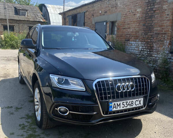 Черный Ауди Ку 5, объемом двигателя 2 л и пробегом 223 тыс. км за 18500 $, фото 1 на Automoto.ua