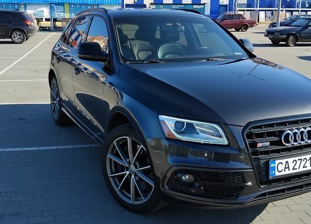 Ауди Ку 5 2016 в Умани на Automoto.ua Черный Ауди Ку 5, объемом двигателя 3 л и пробегом 219 тыс. км за 18750 $, фото 1 на Automoto.ua