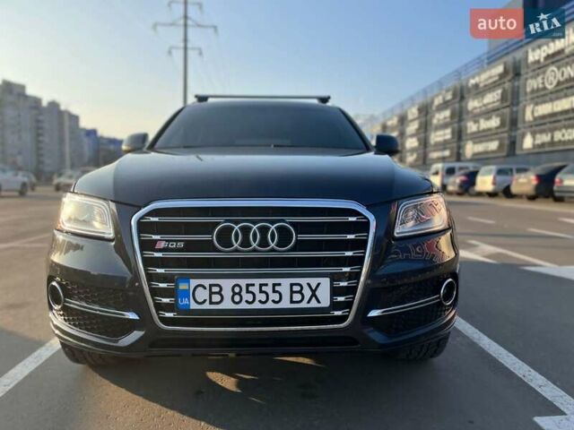 Синий Ауди Ку 5, объемом двигателя 3 л и пробегом 215 тыс. км за 18700 $, фото 1 на Automoto.ua