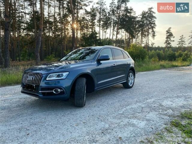 Синий Ауди Ку 5, объемом двигателя 3 л и пробегом 117 тыс. км за 21490 $, фото 1 на Automoto.ua