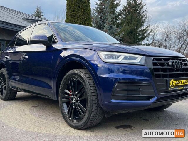 Синий Ауди Ку 5, объемом двигателя 2 л и пробегом 104 тыс. км за 30400 $, фото 1 на Automoto.ua
