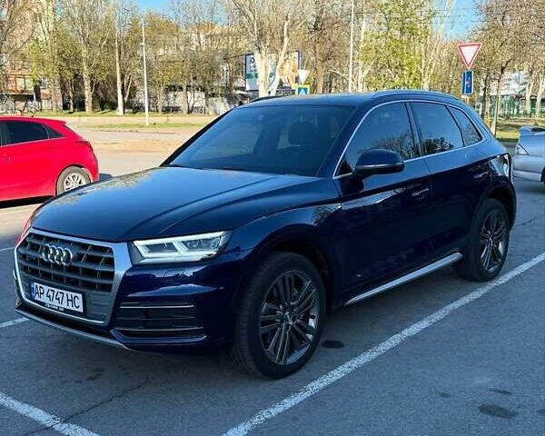 Синий Ауди Ку 5, объемом двигателя 1.98 л и пробегом 74 тыс. км за 23400 $, фото 1 на Automoto.ua