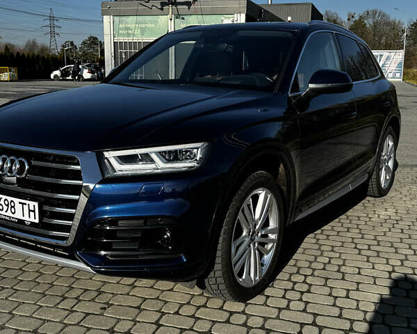 Синий Ауди Ку 5, объемом двигателя 1.98 л и пробегом 92 тыс. км за 32500 $, фото 1 на Automoto.ua