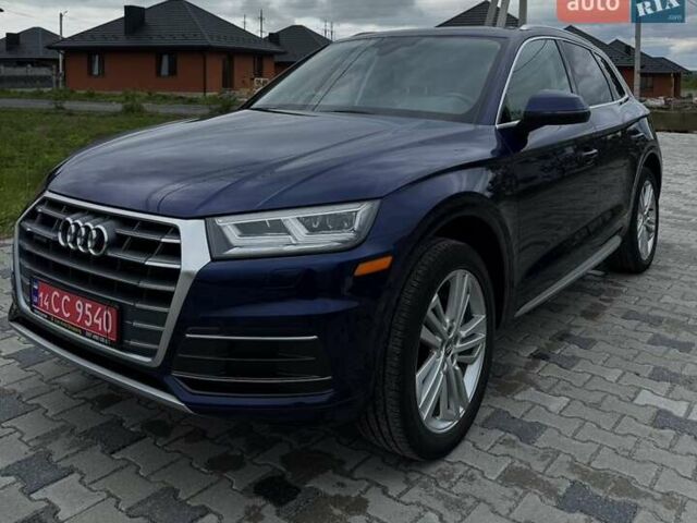 Синий Ауди Ку 5, объемом двигателя 1.98 л и пробегом 40 тыс. км за 24500 $, фото 1 на Automoto.ua
