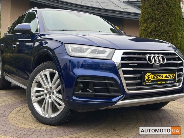 Синий Ауди Ку 5, объемом двигателя 2 л и пробегом 81 тыс. км за 33600 $, фото 1 на Automoto.ua