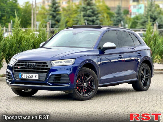 Синий Ауди Ку 5, объемом двигателя 3 л и пробегом 160 тыс. км за 29000 $, фото 1 на Automoto.ua