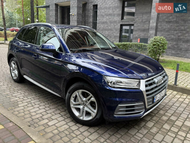 Синий Ауди Ку 5, объемом двигателя 2 л и пробегом 158 тыс. км за 21400 $, фото 1 на Automoto.ua