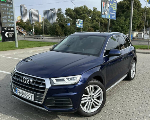 Синий Ауди Ку 5, объемом двигателя 1.98 л и пробегом 102 тыс. км за 27000 $, фото 1 на Automoto.ua