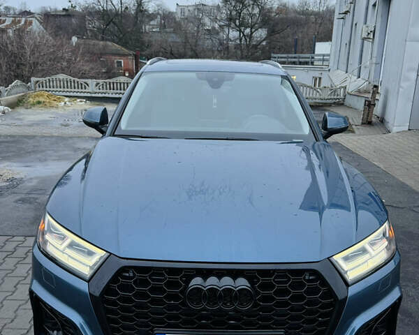 Синий Ауди Ку 5, объемом двигателя 2 л и пробегом 35 тыс. км за 30700 $, фото 1 на Automoto.ua