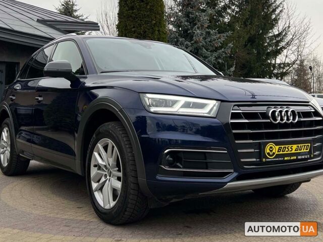 Синий Ауди Ку 5, объемом двигателя 2 л и пробегом 63 тыс. км за 42300 $, фото 1 на Automoto.ua