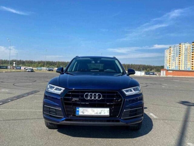 Синий Ауди Ку 5, объемом двигателя 2 л и пробегом 117 тыс. км за 27000 $, фото 1 на Automoto.ua