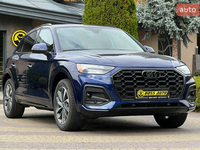 Синий Ауди Ку 5, объемом двигателя 2 л и пробегом 43 тыс. км за 36300 $, фото 1 на Automoto.ua