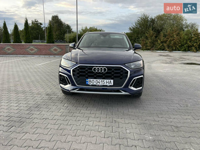 Синий Ауди Ку 5, объемом двигателя 1.98 л и пробегом 38 тыс. км за 27750 $, фото 1 на Automoto.ua