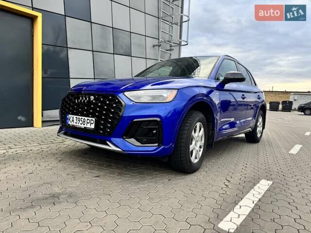 Ауди Ку 5 2023 в Киеве на Automoto.ua Синий Ауди Ку 5, объемом двигателя 1.98 л и пробегом 21 тыс. км за 39900 $, фото 1 на Automoto.ua