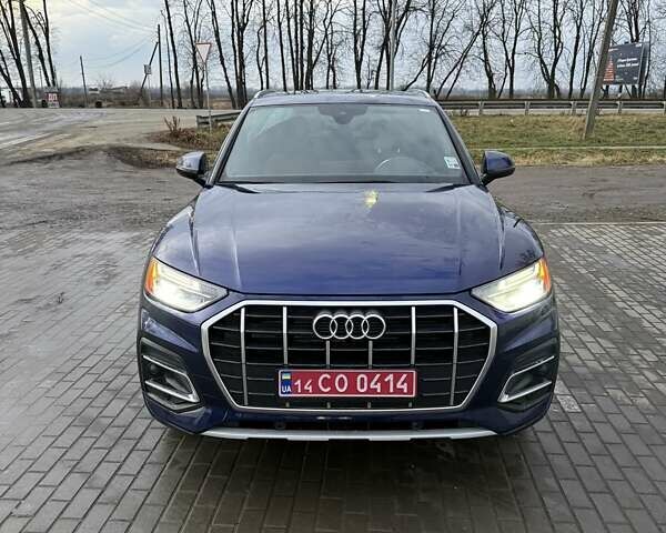 Синій Ауді Ку 5, об'ємом двигуна 2 л та пробігом 47 тис. км за 35500 $, фото 1 на Automoto.ua