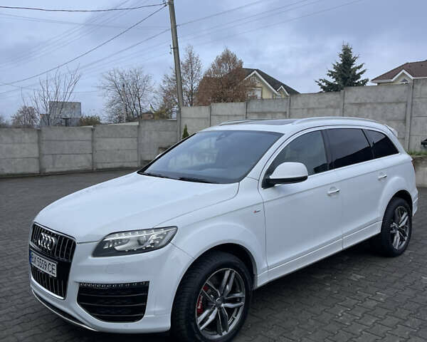 Белый Ауди Ку 7, объемом двигателя 3 л и пробегом 214 тыс. км за 14800 $, фото 1 на Automoto.ua