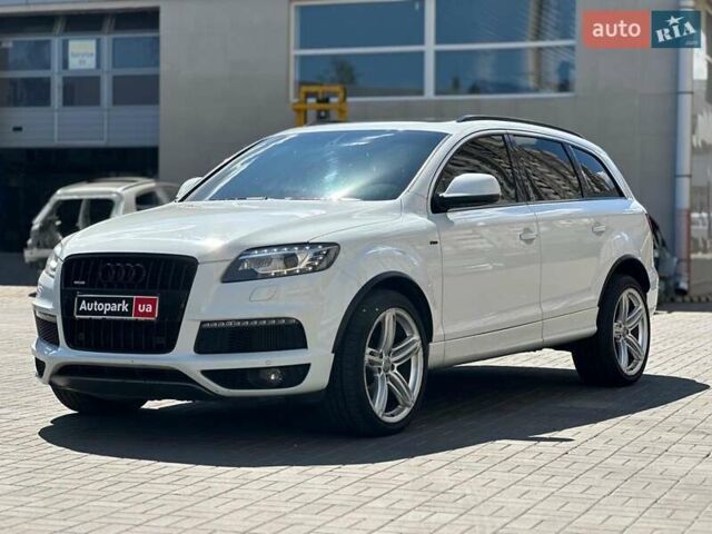 Білий Ауді Ку 7, об'ємом двигуна 3 л та пробігом 74 тис. км за 28990 $, фото 1 на Automoto.ua