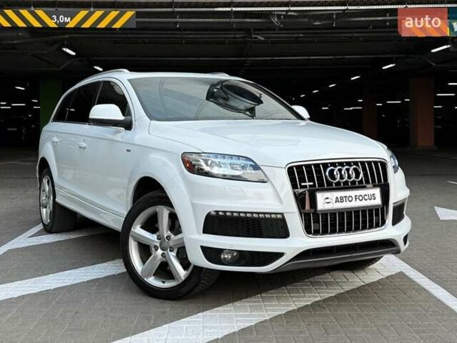 Ауди Ку 7 2014 в Киеве на Automoto.ua Белый Ауди Ку 7, объемом двигателя 3 л и пробегом 161 тыс. км за 16990 $, фото 1 на Automoto.ua
