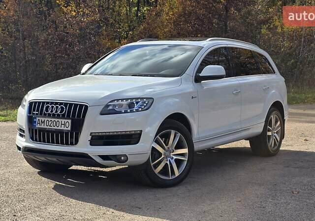 Ауді Ку 7 2015 у Житомирі на Automoto.ua Білий Ауді Ку 7, об'ємом двигуна 3 л та пробігом 191 тис. км за 18500 $, фото 1 на Automoto.ua