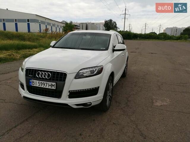 Ауди Ку 7 2015 в Полтаве на Automoto.ua Белый Ауди Ку 7, объемом двигателя 3 л и пробегом 118 тыс. км за 20500 $, фото 1 на Automoto.ua