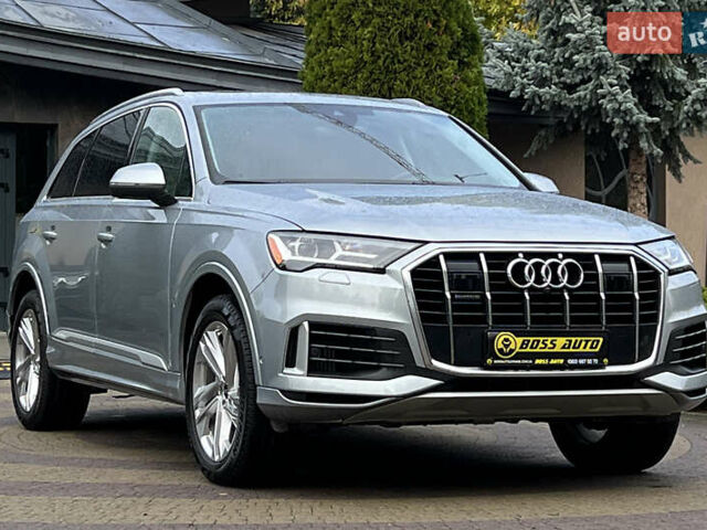 Ауди Ку 7 2022 в Львове на Automoto.ua Серый Ауди Ку 7, объемом двигателя 3 л и пробегом 29 тыс. км за 53400 $, фото 1 на Automoto.ua