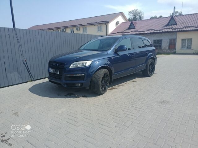 Синий Ауди Ку 7, объемом двигателя 3 л и пробегом 300 тыс. км за 8000 $, фото 1 на Automoto.ua