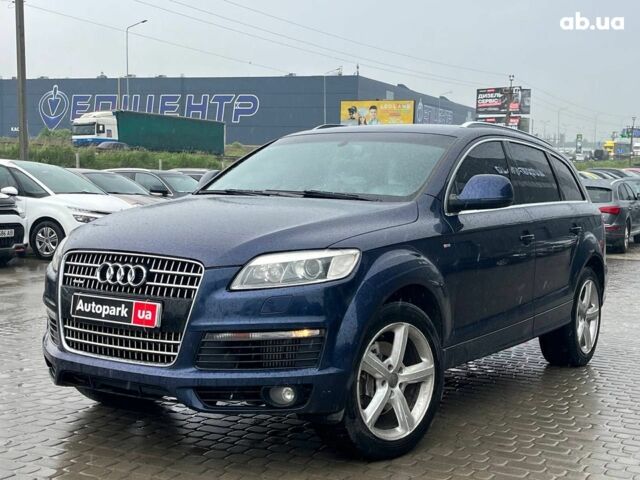 Синий Ауди Ку 7, объемом двигателя 3 л и пробегом 310 тыс. км за 11990 $, фото 1 на Automoto.ua