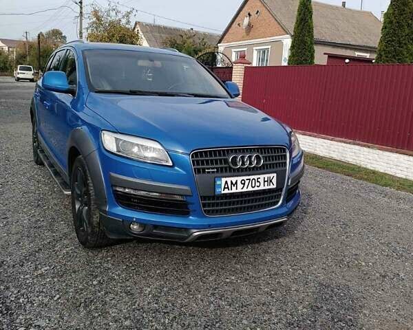 Синий Ауди Ку 7, объемом двигателя 3 л и пробегом 211 тыс. км за 13700 $, фото 1 на Automoto.ua