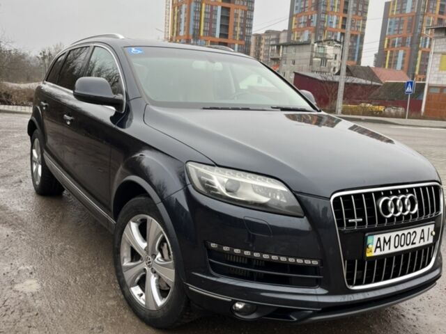 Синий Ауди Ку 7, объемом двигателя 3 л и пробегом 194 тыс. км за 22000 $, фото 1 на Automoto.ua