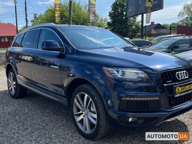 Синий Ауди Ку 7, объемом двигателя 3 л и пробегом 200 тыс. км за 15999 $, фото 1 на Automoto.ua