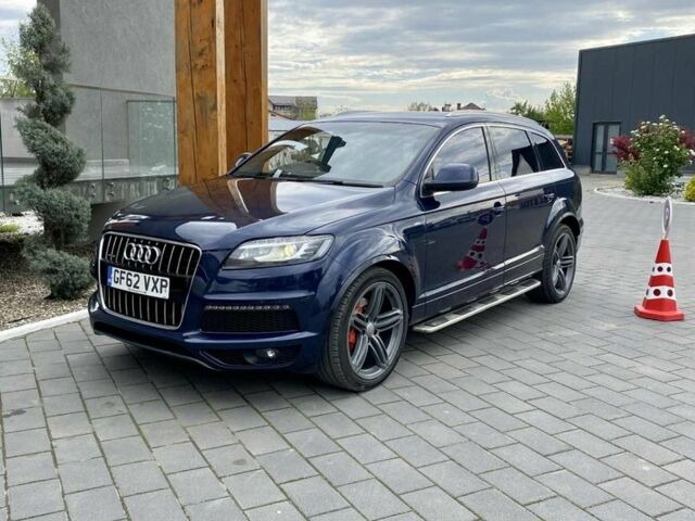 Синий Ауди Ку 7, объемом двигателя 3 л и пробегом 210 тыс. км за 9600 $, фото 1 на Automoto.ua