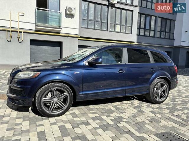 Синий Ауди Ку 7, объемом двигателя 3 л и пробегом 245 тыс. км за 19350 $, фото 1 на Automoto.ua