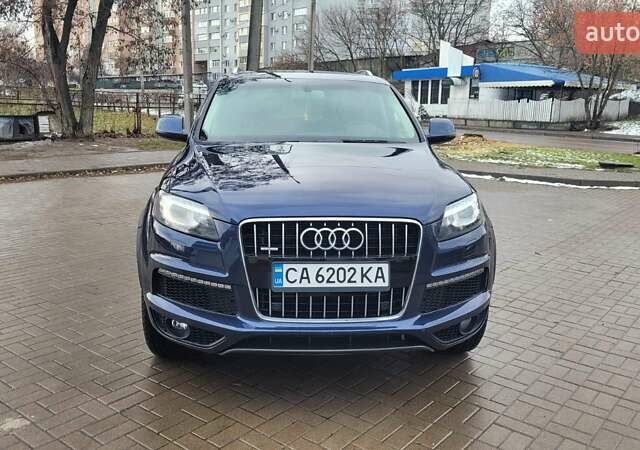 Синий Ауди Ку 7, объемом двигателя 3 л и пробегом 159 тыс. км за 19000 $, фото 1 на Automoto.ua