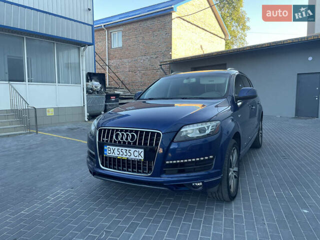 Синий Ауди Ку 7, объемом двигателя 3 л и пробегом 101 тыс. км за 16500 $, фото 1 на Automoto.ua