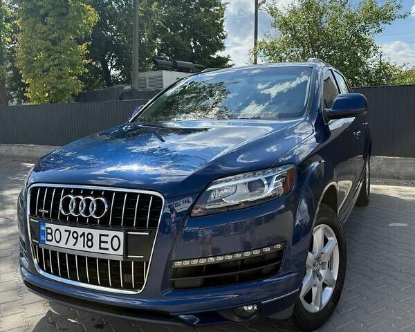 Синий Ауди Ку 7, объемом двигателя 3 л и пробегом 151 тыс. км за 15650 $, фото 1 на Automoto.ua