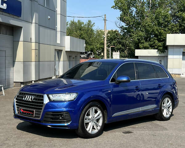 Синій Ауді Ку 7, об'ємом двигуна 2.97 л та пробігом 216 тис. км за 34850 $, фото 1 на Automoto.ua
