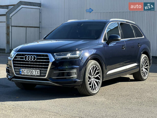 Синий Ауди Ку 7, объемом двигателя 3 л и пробегом 220 тыс. км за 37900 $, фото 1 на Automoto.ua