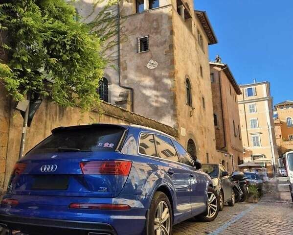 Синий Ауди Ку 7, объемом двигателя 3 л и пробегом 200 тыс. км за 34000 $, фото 1 на Automoto.ua