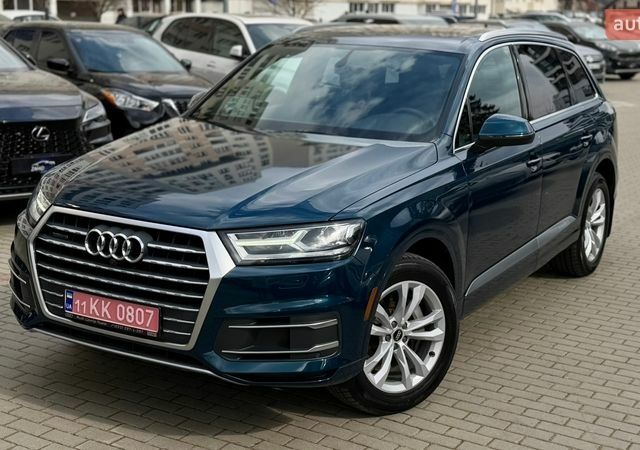 Синий Ауди Ку 7, объемом двигателя 3 л и пробегом 94 тыс. км за 28500 $, фото 1 на Automoto.ua