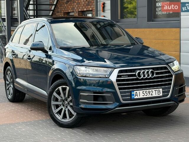 Синий Ауди Ку 7, объемом двигателя 3 л и пробегом 85 тыс. км за 26499 $, фото 1 на Automoto.ua