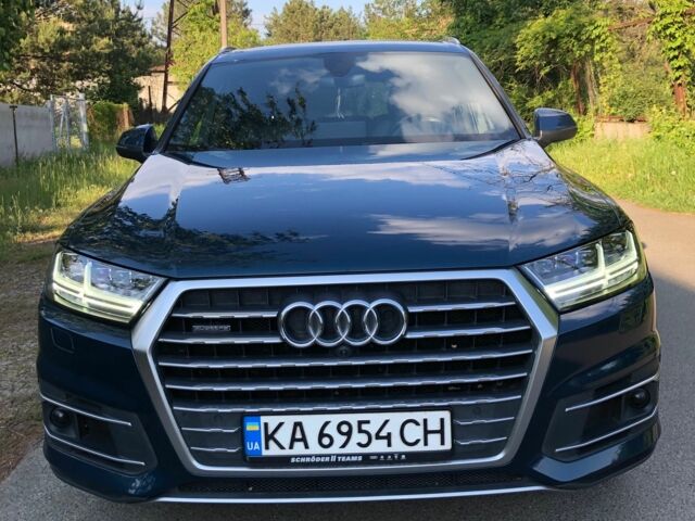 Ауди Ку 7 2018 в Буче на Automoto.ua Синий Ауди Ку 7, объемом двигателя 3 л и пробегом 139 тыс. км за 41500 $, фото 1 на Automoto.ua