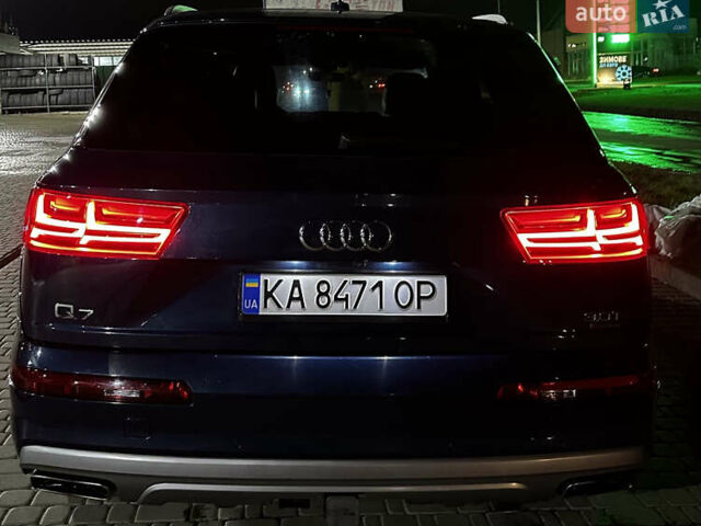 Синий Ауди Ку 7, объемом двигателя 3 л и пробегом 63 тыс. км за 44500 $, фото 1 на Automoto.ua