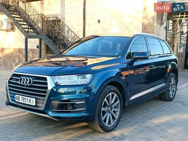 Синий Ауди Ку 7, объемом двигателя 3 л и пробегом 88 тыс. км за 35800 $, фото 1 на Automoto.ua