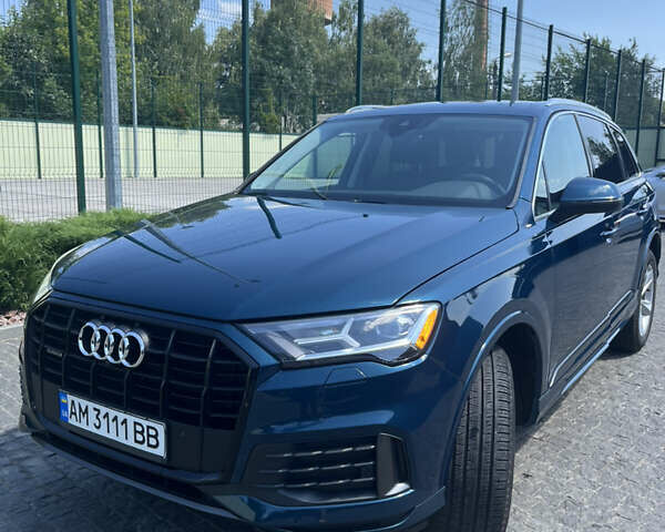 Синий Ауди Ку 7, объемом двигателя 1.98 л и пробегом 85 тыс. км за 45000 $, фото 1 на Automoto.ua