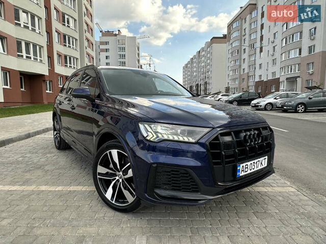 Синий Ауди Ку 7, объемом двигателя 3 л и пробегом 142 тыс. км за 45250 $, фото 1 на Automoto.ua