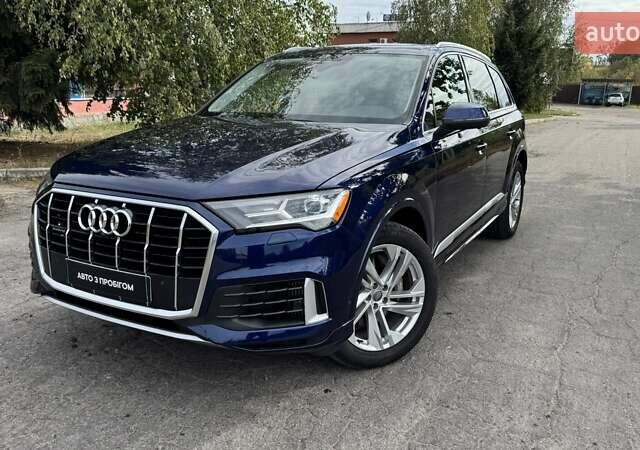 Синий Ауди Ку 7, объемом двигателя 3 л и пробегом 93 тыс. км за 43700 $, фото 1 на Automoto.ua