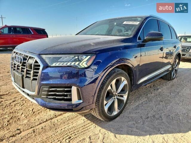 Синий Ауди Ку 7, объемом двигателя 3 л и пробегом 39 тыс. км за 23000 $, фото 1 на Automoto.ua